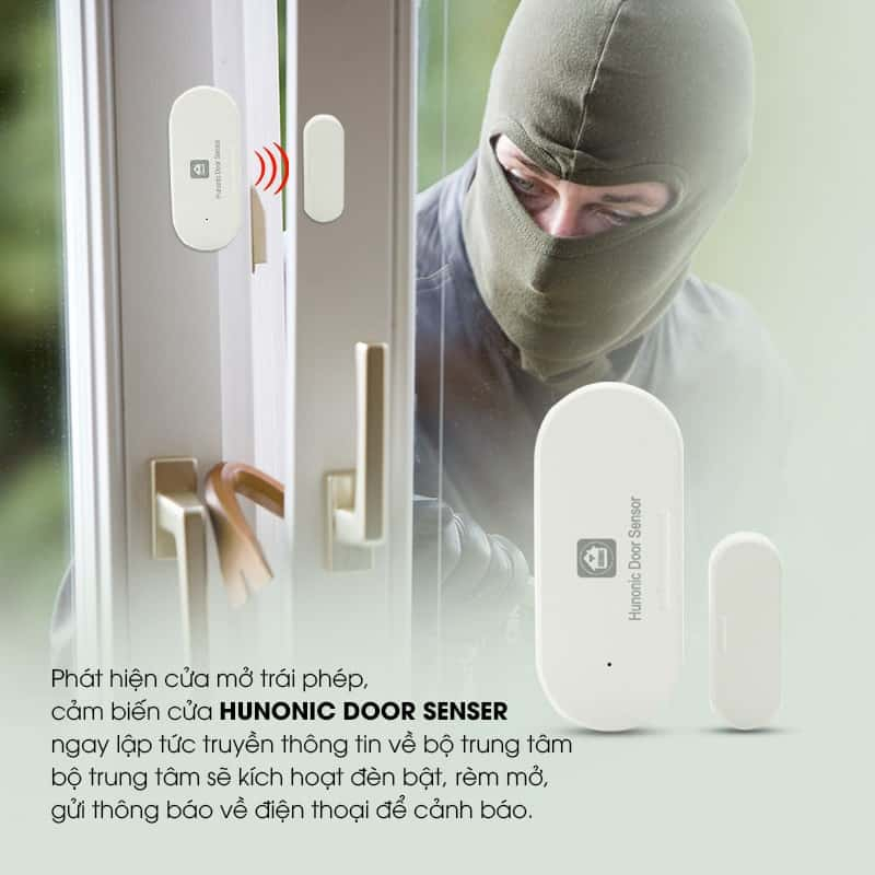 Bộ cảm biến cửa BLE Mesh Hunonic Door Sensor - Ảnh 3 Bộ cảm biến cửa BLE Mesh Hunonic Door Sensor - Ảnh 3