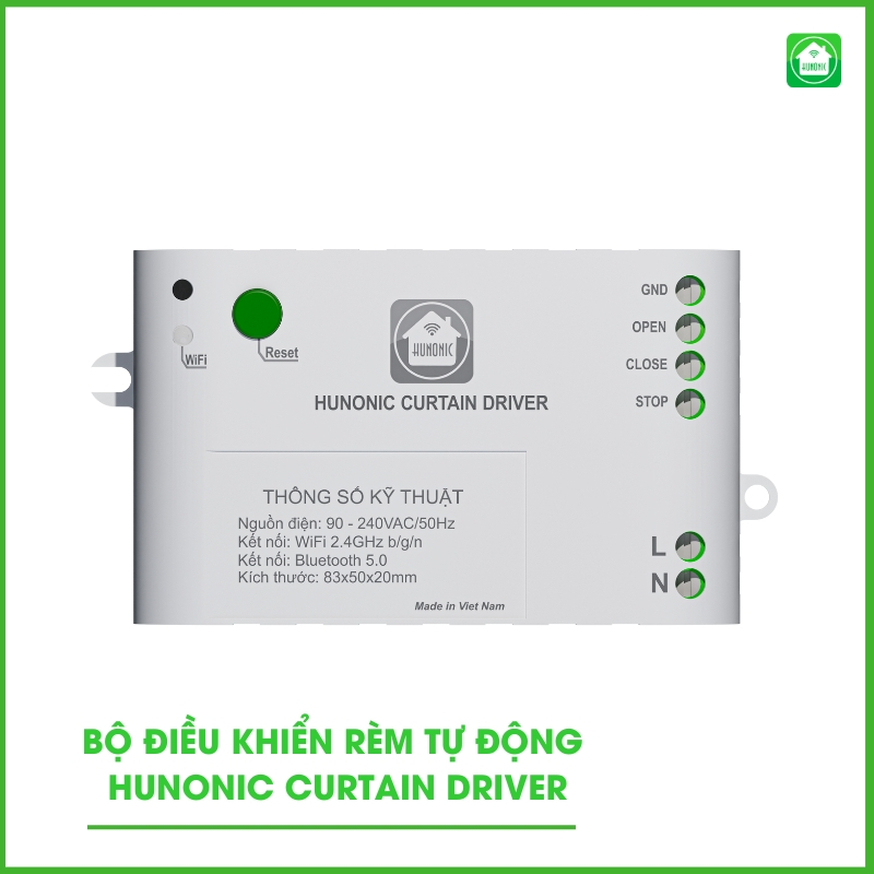 Bộ Điều Khiển Rèm Tự Động Hunonic Curtain Driver Bộ Điều Khiển Rèm Tự Động Hunonic Curtain Driver