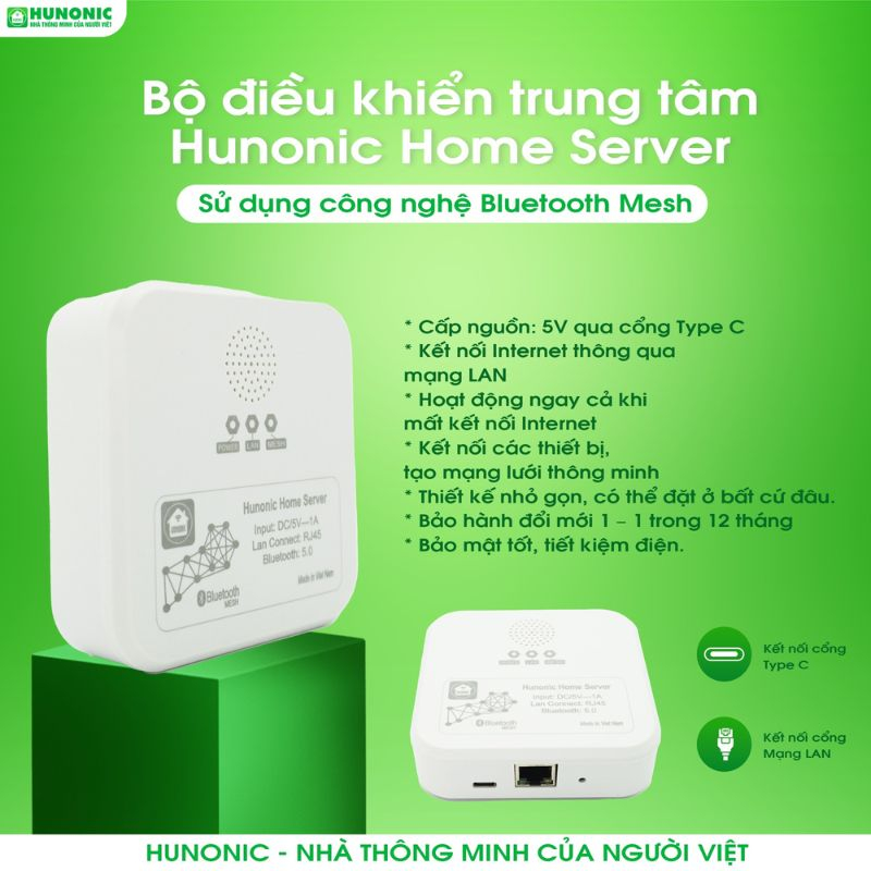 Bộ Điều Khiển Trung Tâm Hunonic Home Server 10 Hunonic homesever