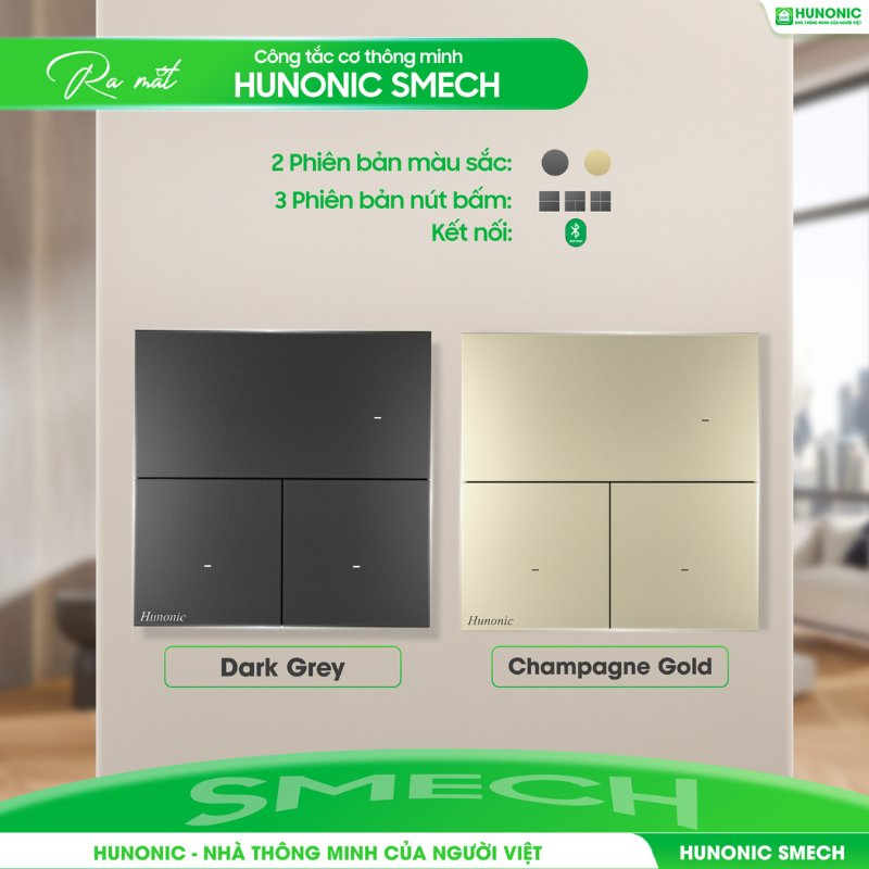 Công Tắc Cơ Thông Minh Hunonic Smech 27 tính năng hunonic smech