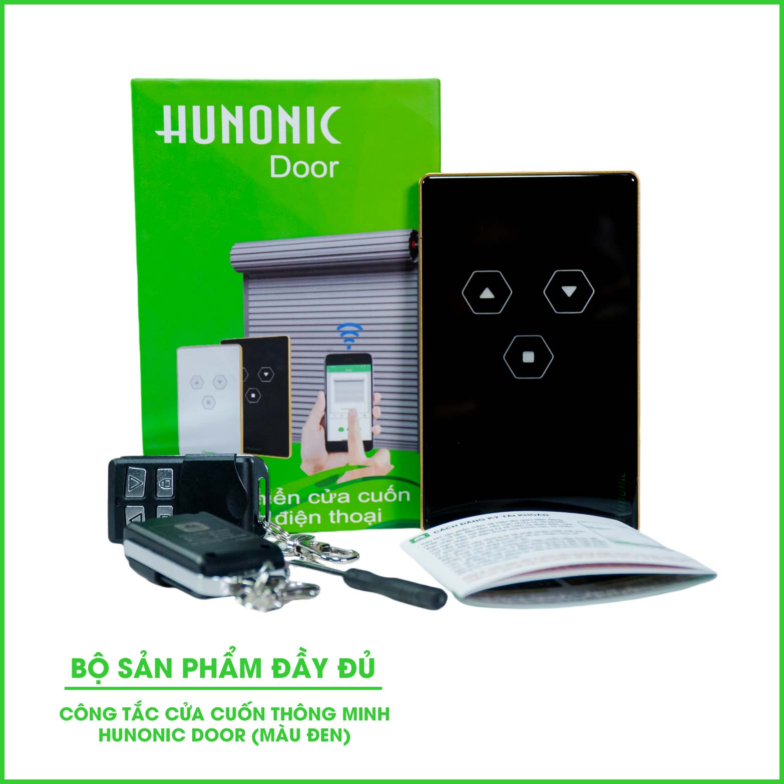 Công Tắc Cửa Cuốn Wifi Thông Minh HUNONIC DOOR ( màu đen) - Ảnh 2 Công Tắc Cửa Cuốn Wifi Thông Minh HUNONIC DOOR ( màu đen) - Ảnh 2