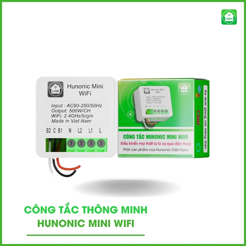 Công tắc điều khiển từ xa Hunonic Mini Công tắc điều khiển từ xa Hunonic Mini
