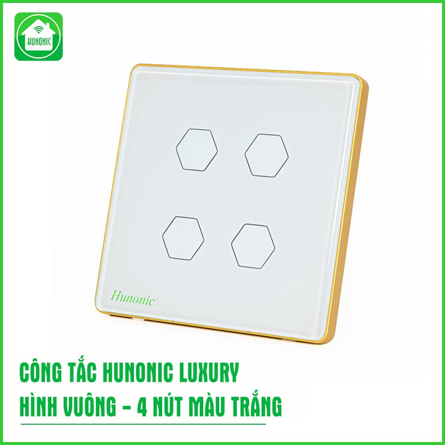 Công Tắc Hunonic Luxury Hình Vuông - Ảnh 4 Công Tắc Hunonic Luxury Hình Vuông - Ảnh 4
