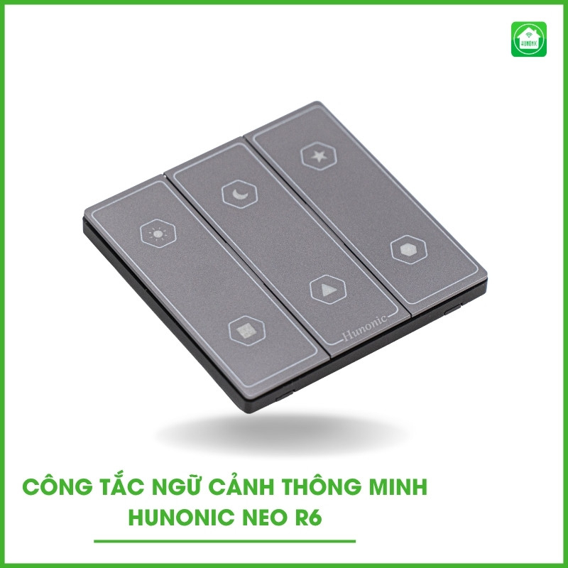 Công tắc ngữ cảnh thông minh Hunonic NEO R6 - Ảnh 2 Công tắc ngữ cảnh thông minh Hunonic NEO R6 - Ảnh 2