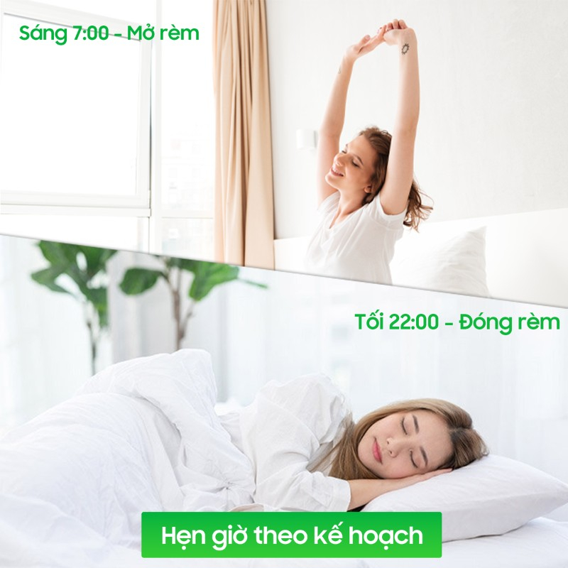 Động cơ rèm wifi thông minh Hunonic Ecosystem điều khiển từ xa 11 dong co rem