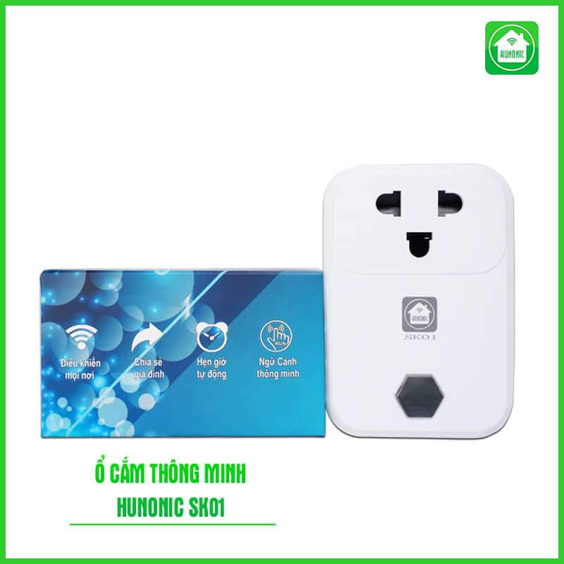 Ổ cắm thông minh Hunonic SK01 - Ảnh 2 Ổ cắm thông minh Hunonic SK01 - Ảnh 2