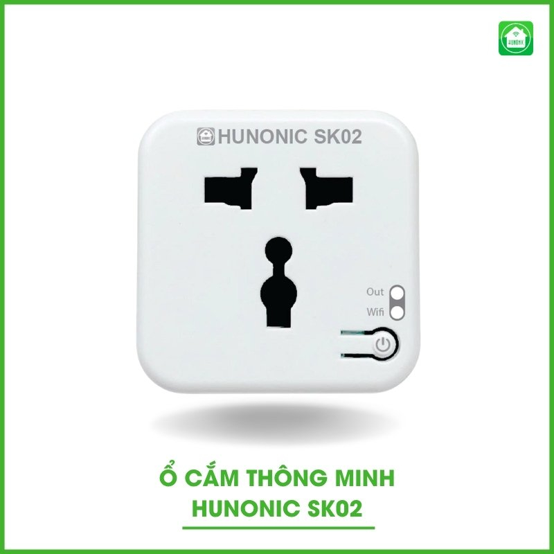 Ổ Cắm Thông Minh Hunonic SK02 – Biến Thiết Bị Thường Thành Thiết Bị Thông Minh